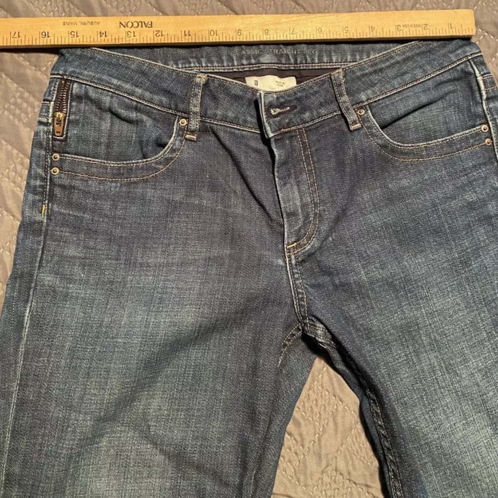 Banana Republic Womens Classic Straight Leg Jeans Size 8 - Picture 4 of 10